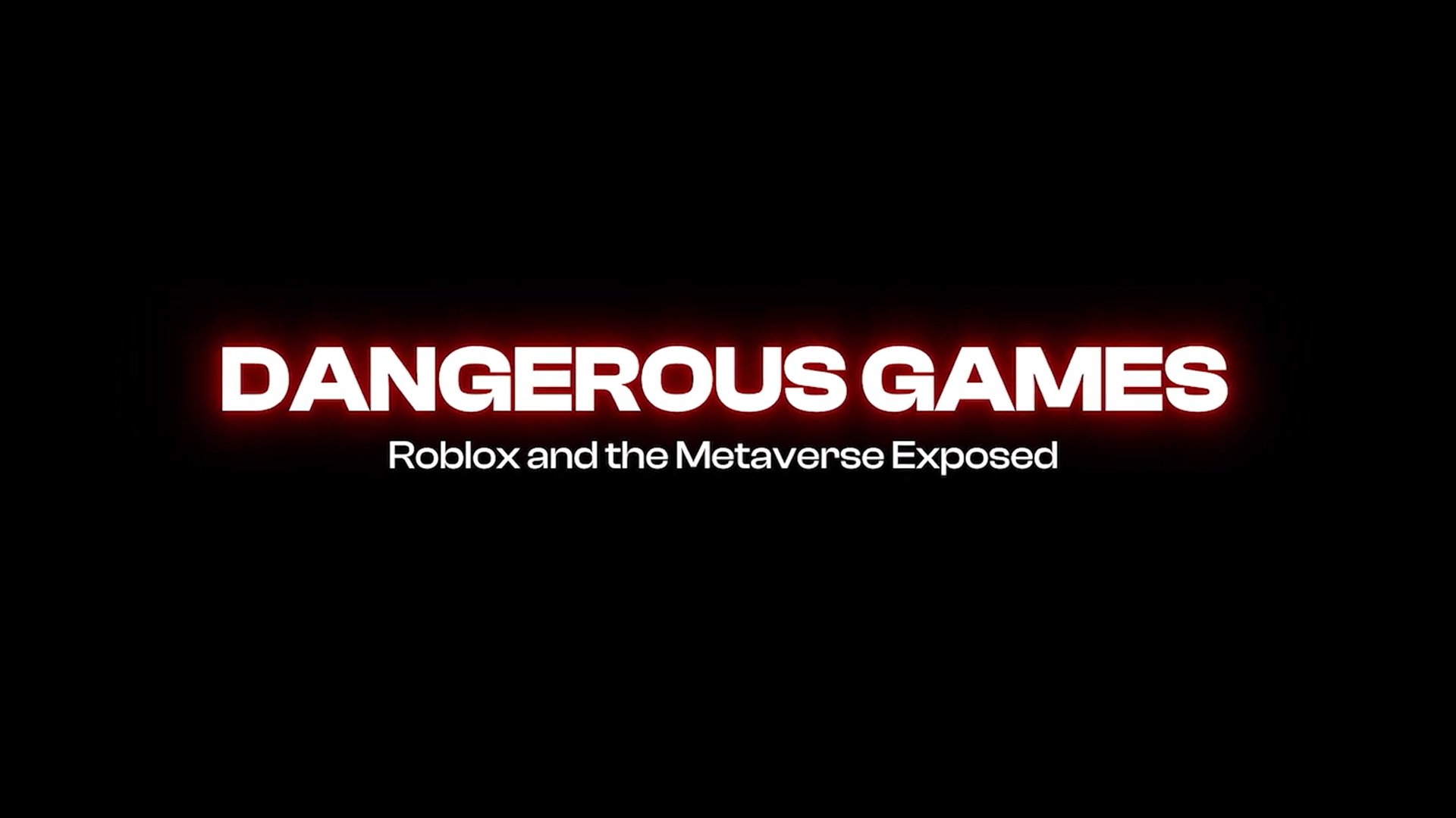 Dangerous Games: Roblox and the Metaverse Exposed
