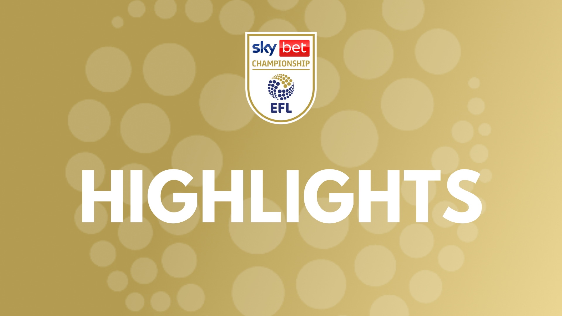 Højdepunkter fra EFL Championship