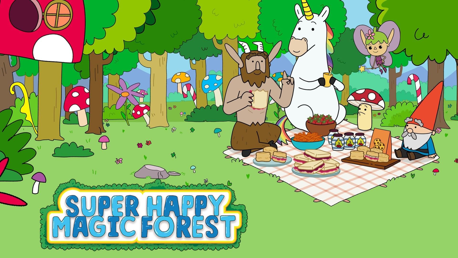 Supermuntra magiska skogen