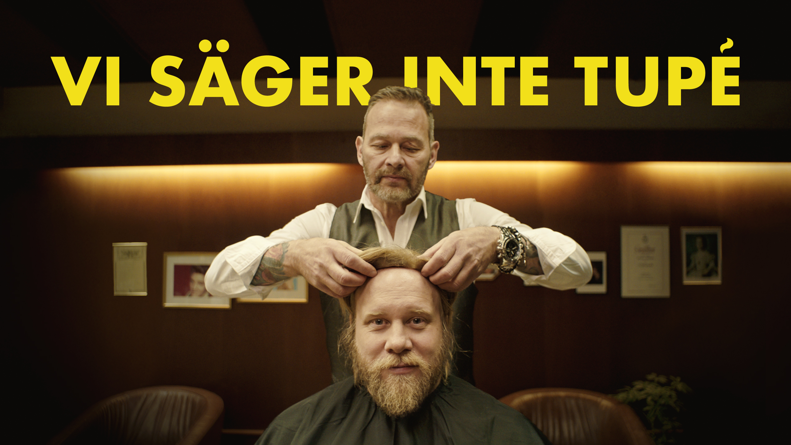 Vi siger ikke toupé